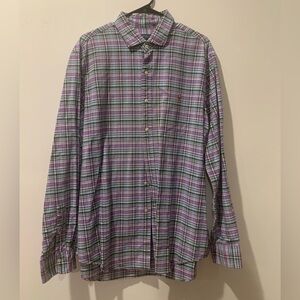 Ralph Lauren Purple and Green Plaid Shirt